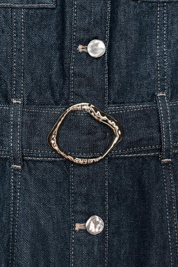 Z1975 DENIM DRESS WITH BELT - Zara фото 4