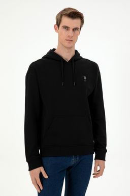 Мужской черный базовый свитшот Неожиданная скидка в корзине - U.s. polo assn фото 3
