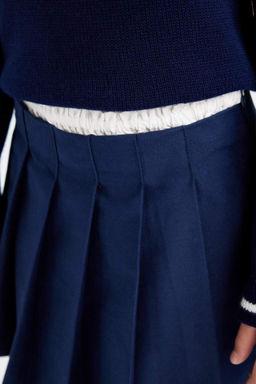 Юбка из габардина для девочки - Defacto фото 4