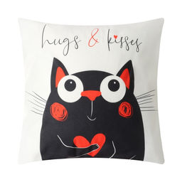 Наволочка декоративная ЭтельКотик 40х40 см, полиэстер, велюр