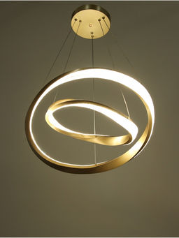 Люстра Ella 116 Вт LED 3000-6000К медь Ø40+60×150 см