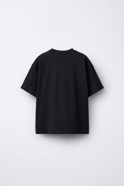 CAMISETA TEXTO CUERDA / Negro - Zara фото 2