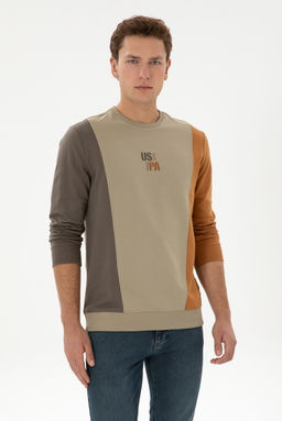 Erkek A__k Haki Sweatshirt - U.s. polo assn фото 3