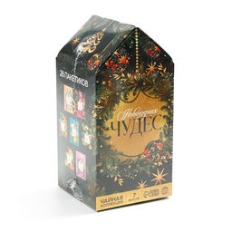 Чай новогодний «Новогодних чудес», ассорти вкусов, 28 пакетиков × 1.8 г