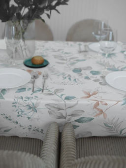 VAL BT-TC-1814P Скатерть-клеёнка ПВХ, полиэстер, 180*140 см, BOTANIC, шт