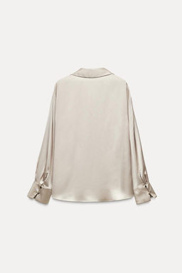 SATIN SHIRT - Zara фото 6