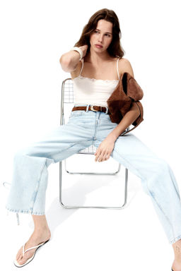 Barrel High Waist Ankle Jeans - H&m фото 9