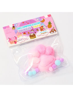 Сквиш антистресс - игрушка «Лапка», с пушистой посыпкой, МИКС