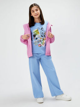 ACOOLA / Футболка детская для девочек Coimbra лавандовый  фото 3