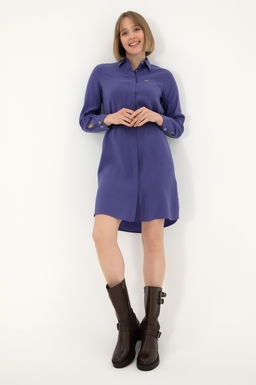 Kad_n Mor Dokuma Elbise