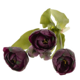 Цветы искусственные "Букет Тюльпанов" (Real Touch), L12 W12 H38 см