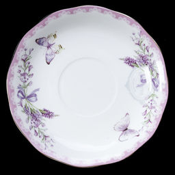 Чайный набор 12 предметов 250 мл на ножке Лаванда / RS/12-FY22003 Grey /уп 8/ - Галеонтрейд фото 4