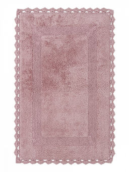 Коврик для ванной розовый 60x100