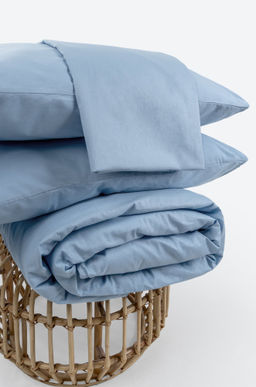 Простыня на резинке из поплина 160X200X30 Happy Fox Home  фото 3