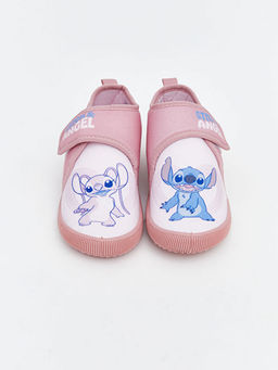 Lilo ve Stitch Bask?l? K?z Bebek Panduf