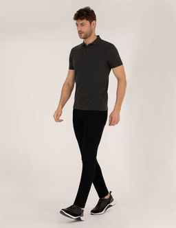 Siyah Slim Fit Jean Pantolon