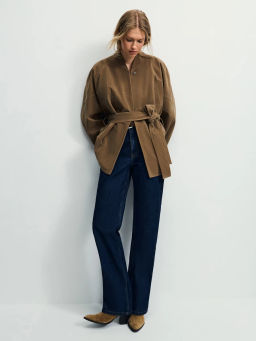 Джинсы straight с высокой посадкой / Zarina фото 2