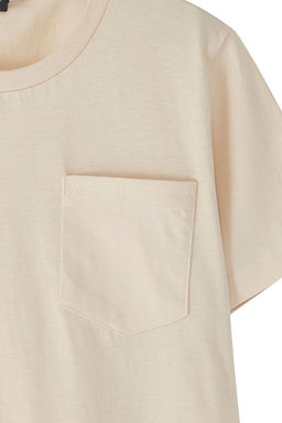 Siyah-Bej 2li Erkek Cocuk %100 Pamuk Basic K?sa Kol Orme T-Shirt TKDSS25TS00018 - Trendyolmilla фото 5