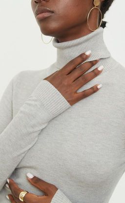 Водолазка F022-215-01 l.grey melange - Fine joyce фото 5