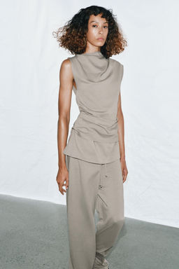 PANTAL?N HEAVY COTTON FAJIN / Gris azul