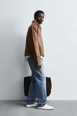 LIMITED EDITION LEATHER JACKET - Zara фото 4
