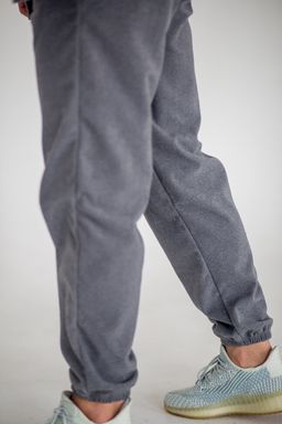 флис вельвет, Костюм с рубашкой, серый - Knitka wear фото 8