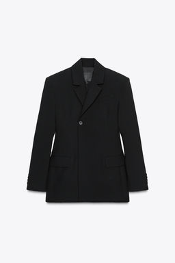 ZW COLLECTION TAILORED BUTTON BLAZER - Zara фото 5