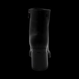 Ботинки из натуральной кожи на меху РМ-093-1 черные