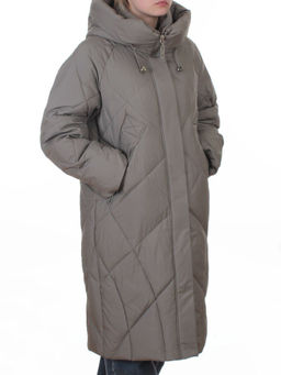 A620 OLIVE Пальто зимнее женское (200 гр. био-пух)