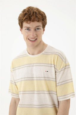 Мужская шафрановая футболка - U.s. polo assn фото 2