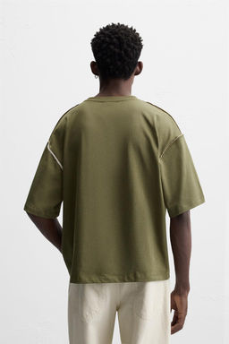 CONTRAST T-SHIRT - Zara фото 3