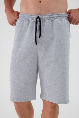 Шорты мужские из футера Шерлок серый меланж макси - Амадэль фото 5
