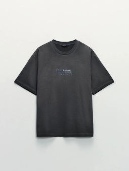 Футболка с эффектом garment dye / Zarina