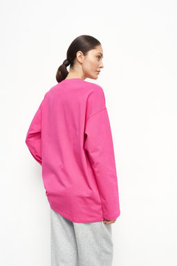 Лонгслив Summer24 Hot pink - Erist store фото 4