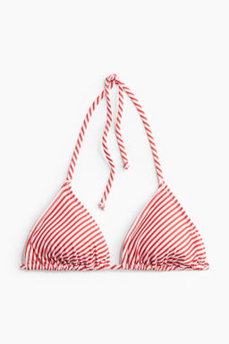 Top de bikini triangular con relleno - H&m фото 3