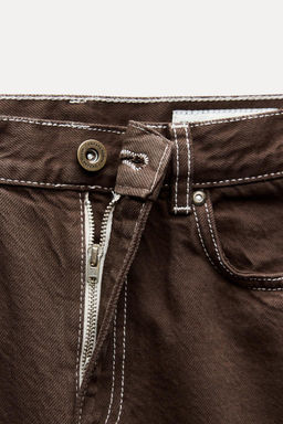 ZW COLLECTION BALLOON MID-WAIST JEANS - Zara фото 9