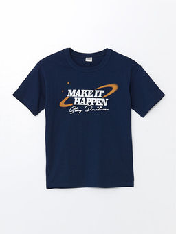 Oversize Bisiklet Yaka Erkek ?ocuk Ti??rt