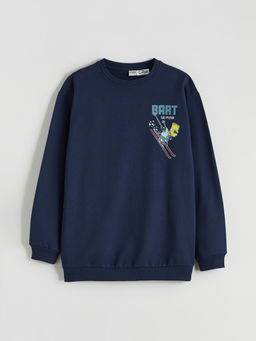 The Simpsons Bask?l? Erkek ?ocuk Sweatshirt