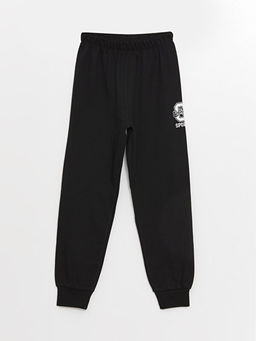 Beli Lastikli Bask?l? Erkek ?ocuk Pijama Alt