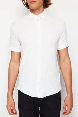 TRENDYOL MAN Haki Regular Fit K?sa Kol Yazl?k Dokulu Burumcuk Orme Gomlek TMNSS23GO00055 - Trendyolmilla фото 22