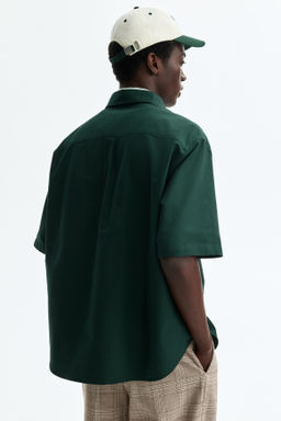 Camisa Oxford de manga corta Relaxed Fit - H&m фото 8