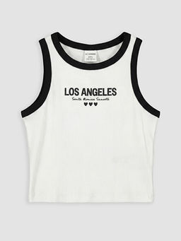 Los Angeles Bask?l? K?z ?ocuk ?ortlu Pijama Tak?m?