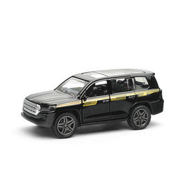 Чёрная инерционная машинка с прозрачной крышей die-cast,1:32, открывающиеся двери