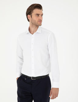 Beyaz Slim Fit Arm_rl_ Uzun Kollu G_mlek - Pierre cardin фото 3