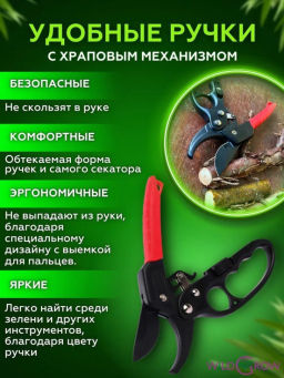 Секатор садовый (3259)