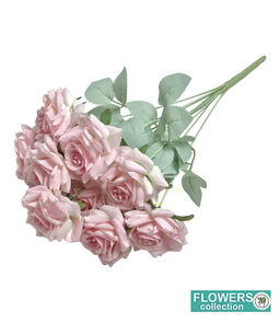 Розы светло-розовый букет 9 голов, 50см , бутон 9см.