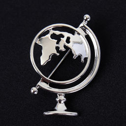 Брошь Глобус / 3418 /уп 12/ - ГалеонТрейд фото 4