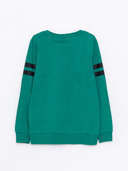 Bisiklet Yaka Harry Potter Bask?l? Uzun Kollu Pamuklu Erkek ?ocuk Ti??rt - Waikiki фото 2