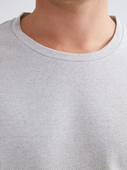 Bisiklet Yaka Uzun Kollu Erkek Ti??rt