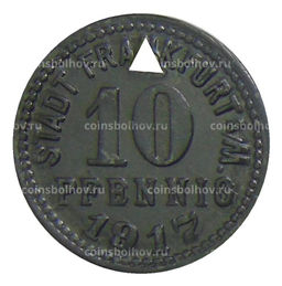 Монета 10 пфеннигов 1917 года Германия  Нотгельд Франкфурт на Майне